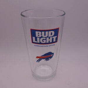 Bud Light Commanditaire Officiel NFL Buffalo Bills Beer Glass